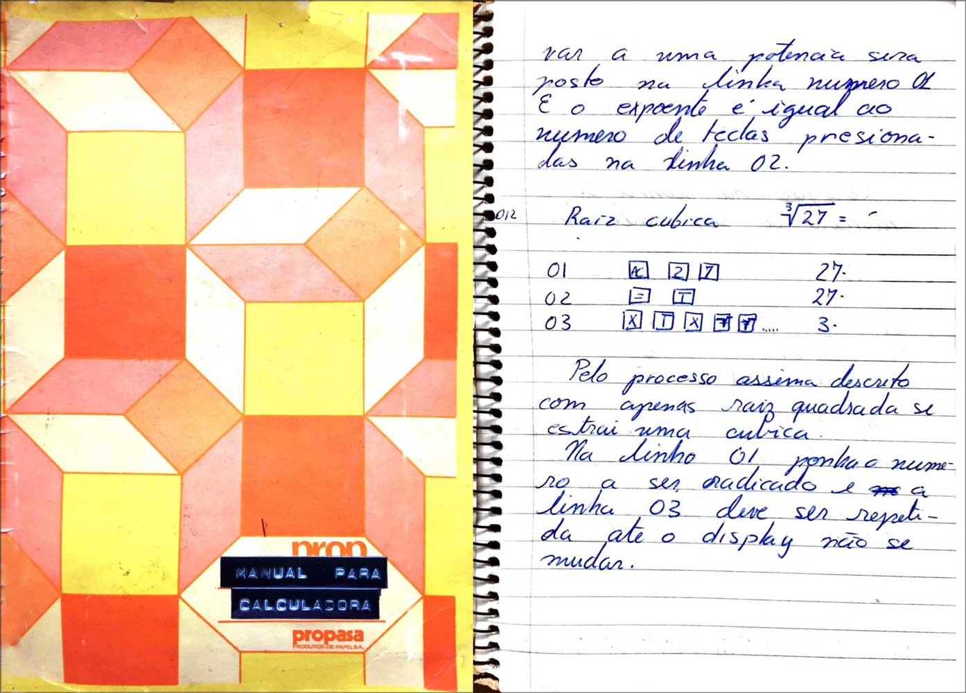 notebook entry